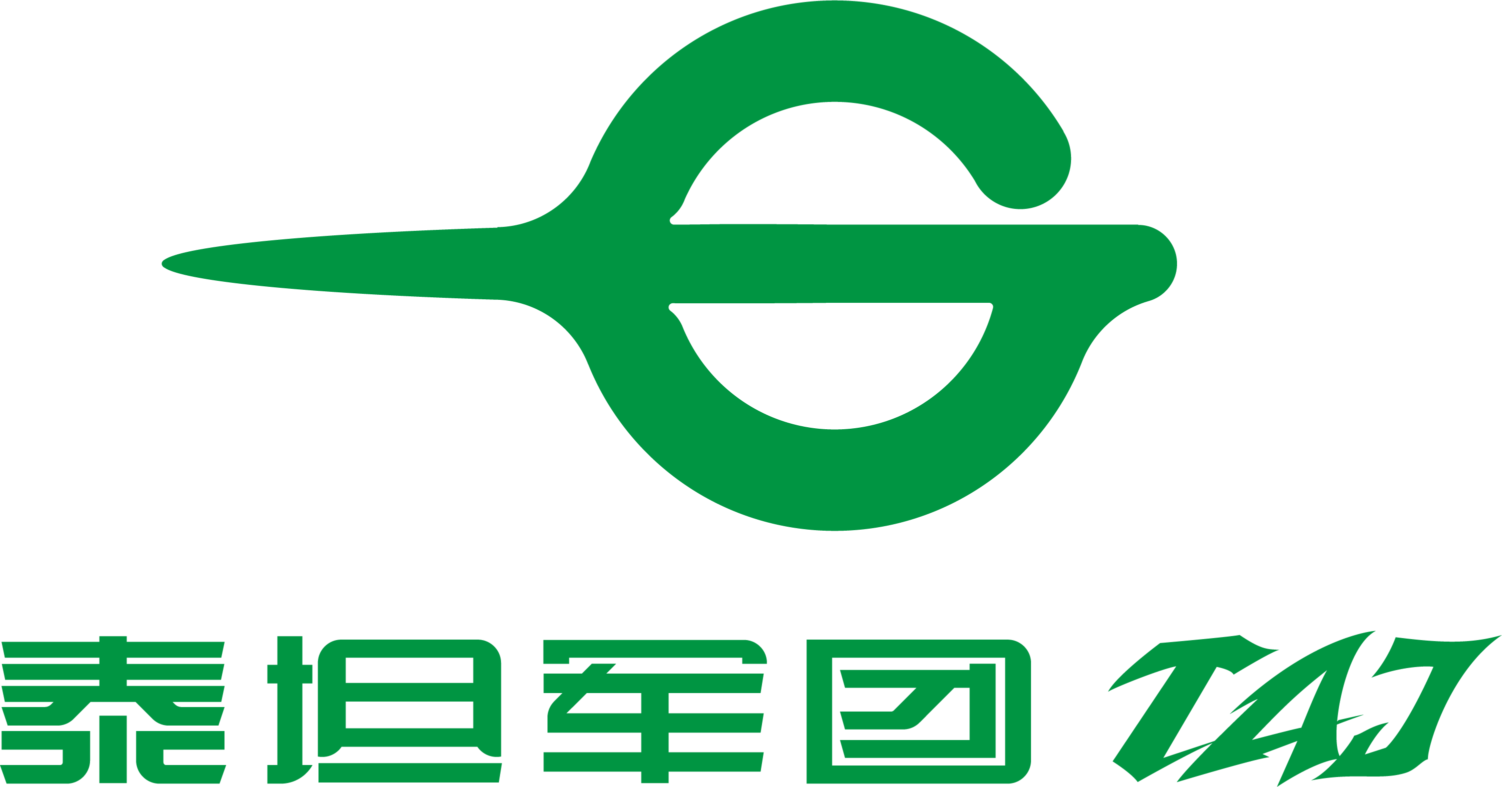 泰坦军团 LOGO · TAJ中英组合 · 绿色