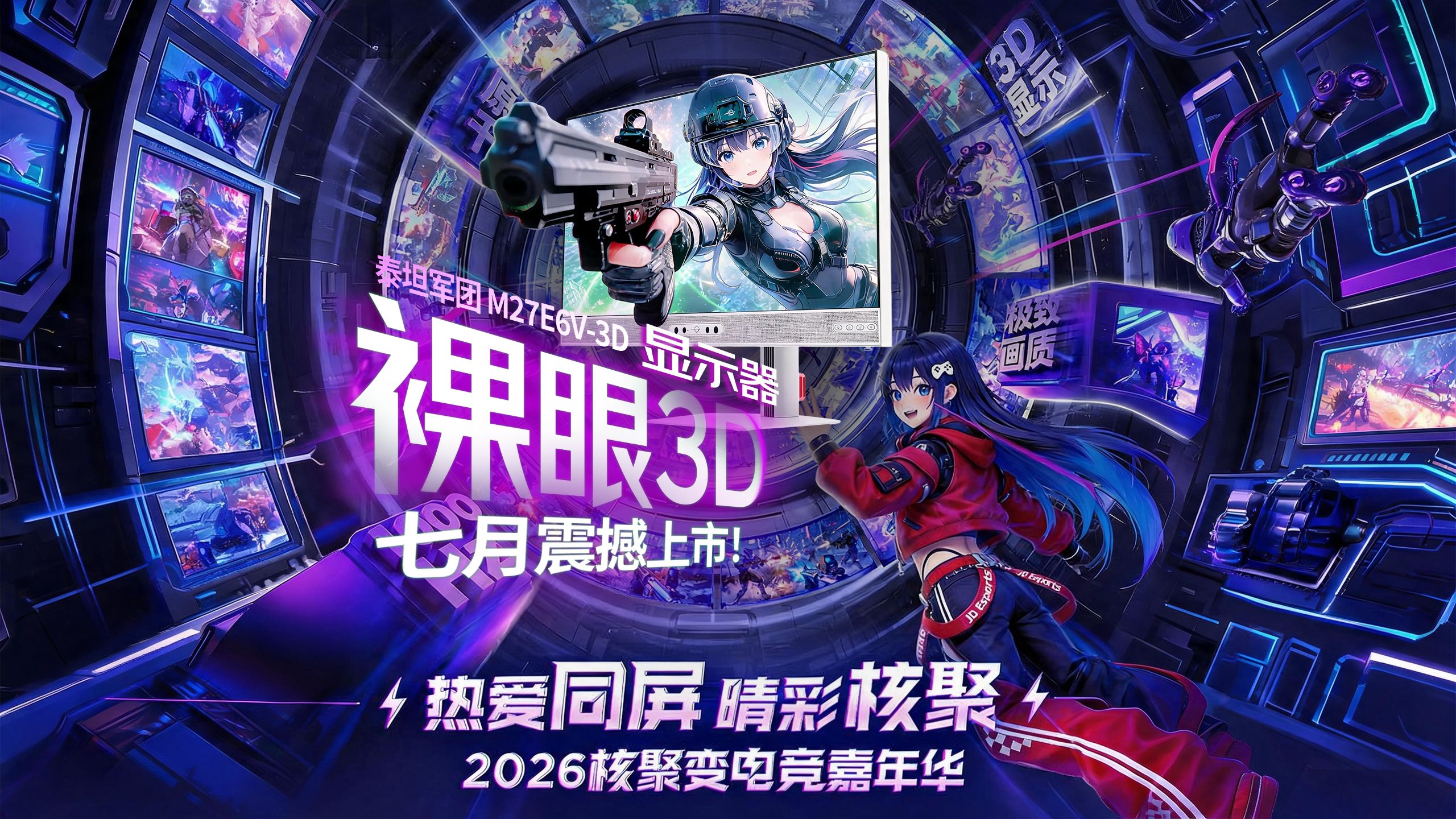 真・贴脸输出！泰坦军团裸眼3D新品核聚变首秀