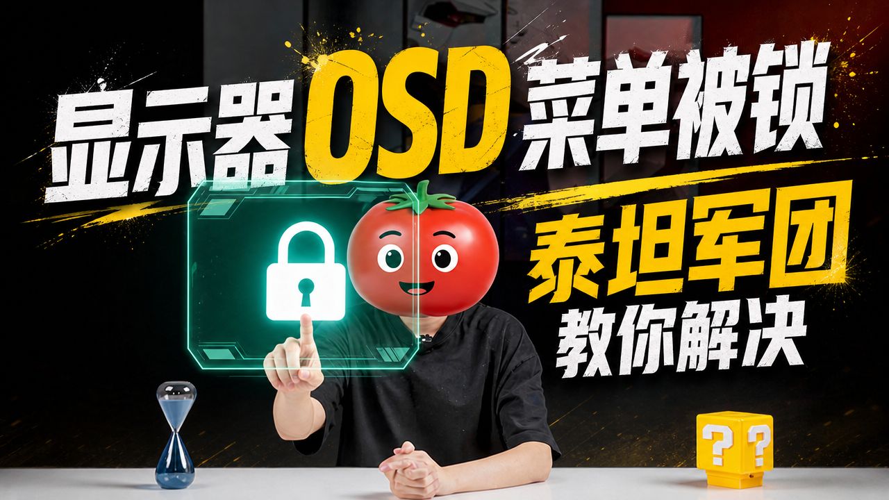 显示器菜单被锁！泰坦军团教你如何正确解锁