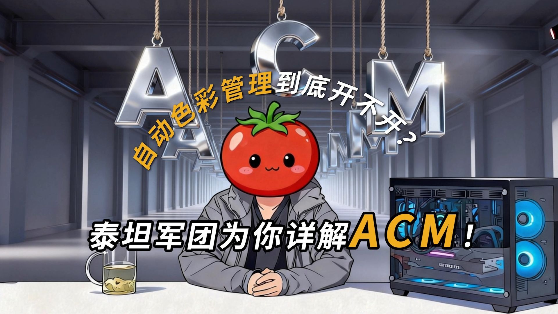 显示器ACM到底开不开！开了偏色又怎么办！泰坦军团为你详解显示器自动色彩管理